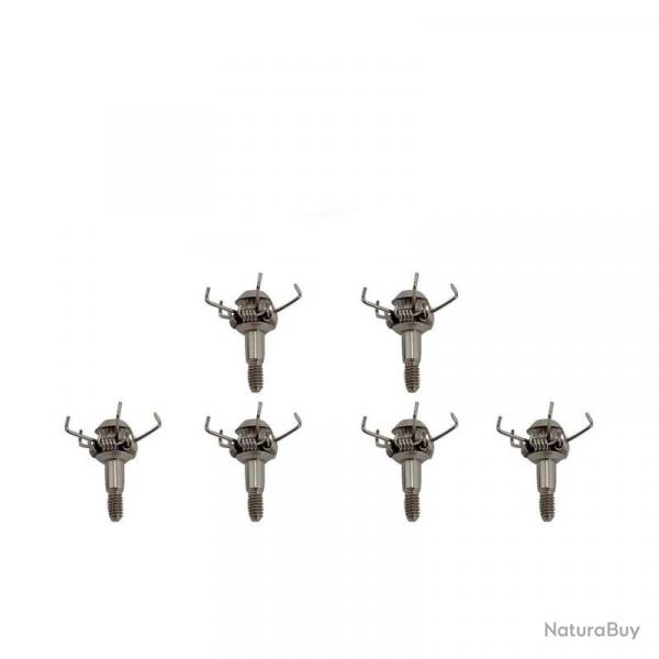 Lot de 6 pointes de chasse pour petit gibier Maximal Judo Lethal