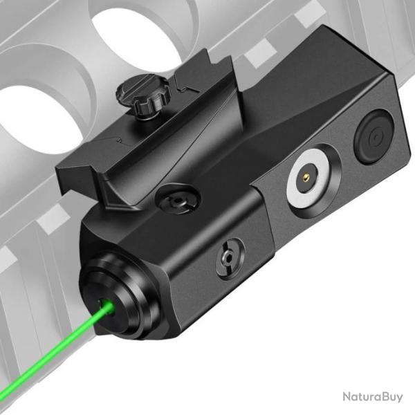 Pointeur laser vert charge magntique picatinny