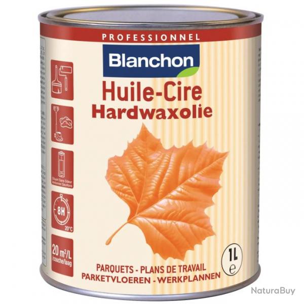 Huile cire Blanchon 1L naturel 20 m/L/couche