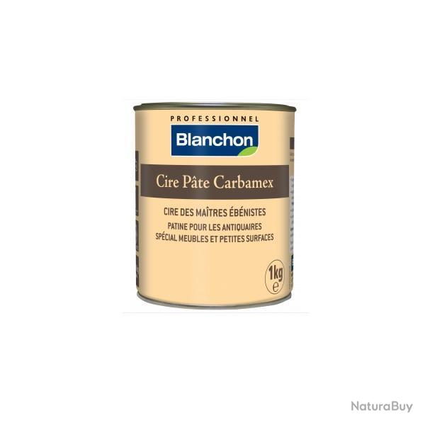 Cire pte Blanchon Carbamex 1kg nuancier antic blond Rendement indicatif : 50 m/Kg /couche