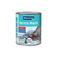 Vernis marin Blanchon incolore 1l aspect brillant texture gel résistant aux climats extrêmes et atmo