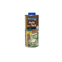 Huile pour Teck Blanchon bidon de 1L aspect mat pour toutes essences de bois