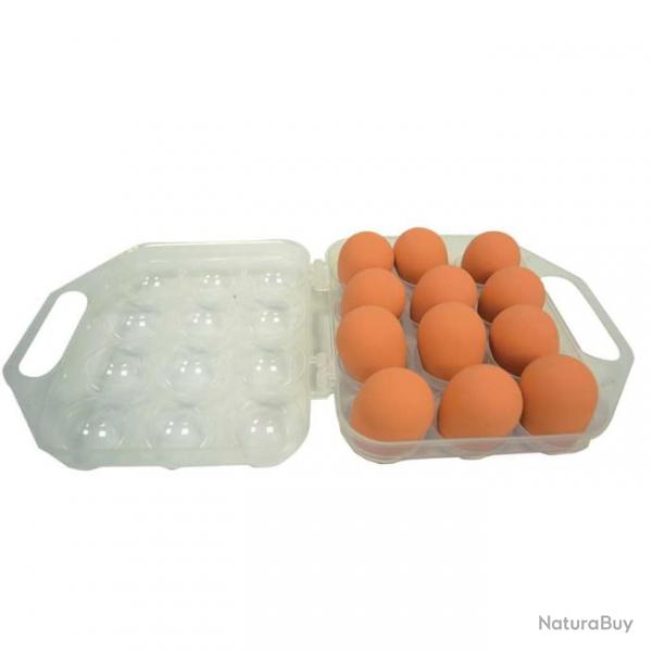 Boite  oeuf plastique transparente 12 oeufs