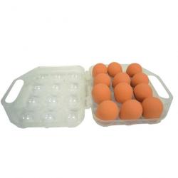 Lot de 3 boîtes plastique 12 oeufs