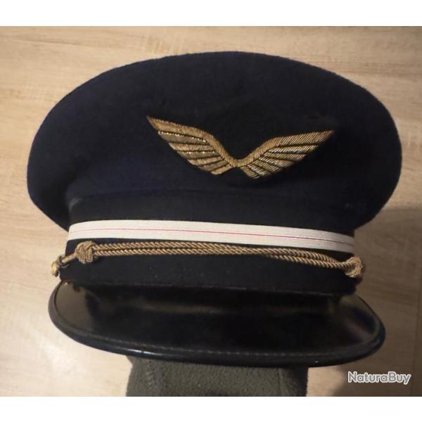 Casquette adjudant arme de l'air franaise poque Indochine