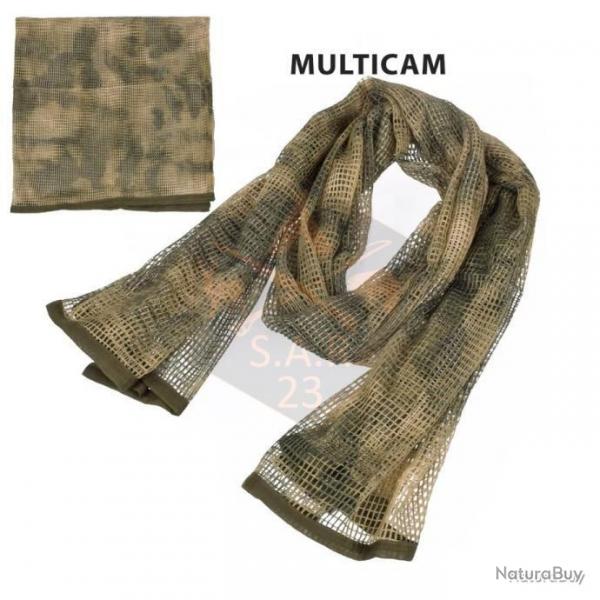 FOULARD CAMOUFLAGE POUR LA CHASSE XXL 190x90cm - MULTICAM - LIVRAISON GRATUITE