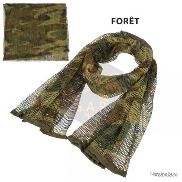 FOULARD TACTIQUE CAMOUFLAGE XXL 190x90cm - FORT - LIVRAISON GRATUITE