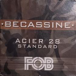 Lot de 17 boîtes de Cartouche fob bécassine acier n°5 12/70