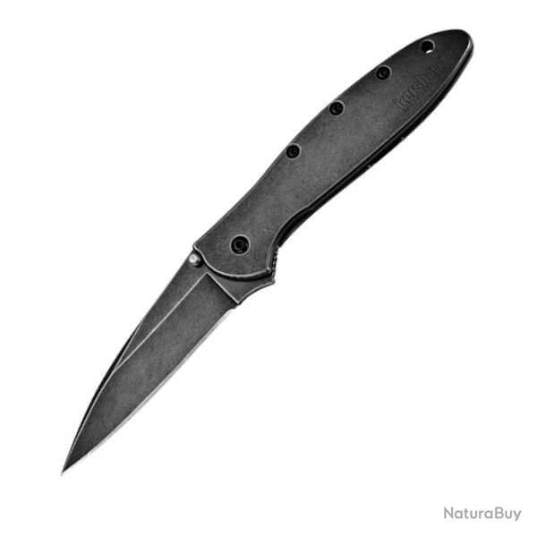 KS.1660BLKW Couteau pliant Kershaw "LEEK Blackwash"