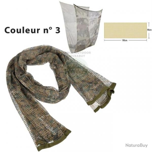 Foulard camouflage grande taille 190x90cm - Couleur no3