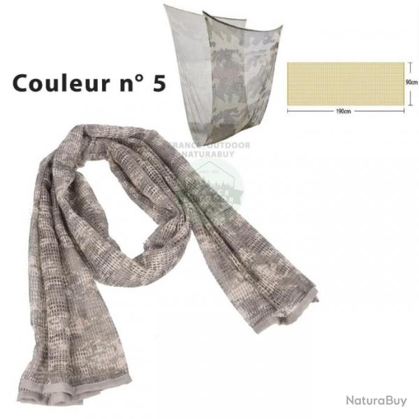 Foulard camouflage grande taille 190x90cm - Couleur no6