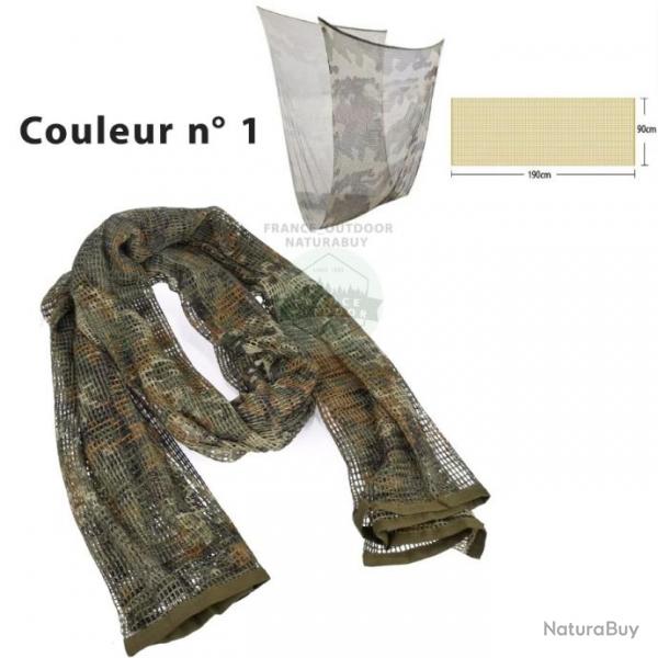 Foulard camouflage grande taille 190x90cm - Couleur no1