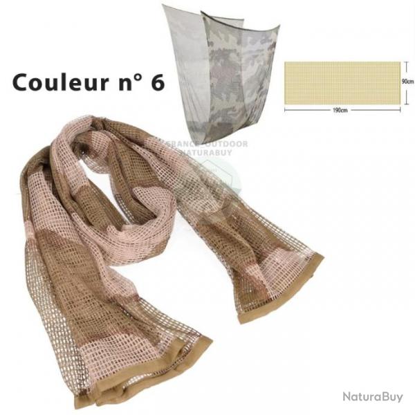 Foulard camouflage grande taille 190x90cm - Couleur no6