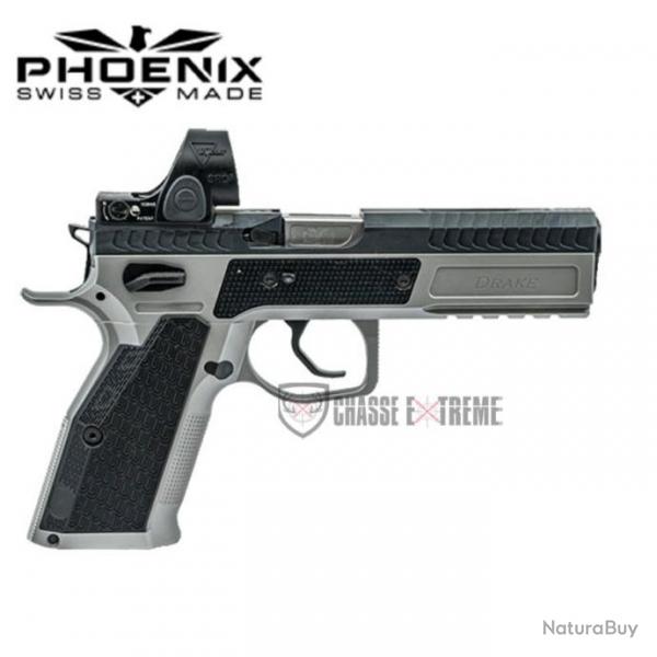 Pistolet PHOENIX Drake Production Trijicon SRO Cal 9x19 Bi-Ton