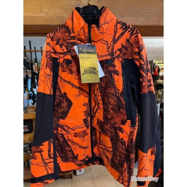 Veste Browning XPO Light camo orange