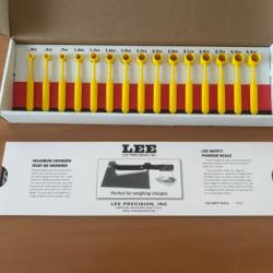 Set de 15 mesurettes à poudre Lee 0.3cc à 4.3cc - 1 sans prix de réserve !!