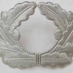 feuille de chêne de casquette allemande après guerre HER24CASa01   En bon état, des années 40