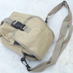 GENRE MILITAIRE  - petite sacoche civile en bandoulière beige - ref EBR24SAC003