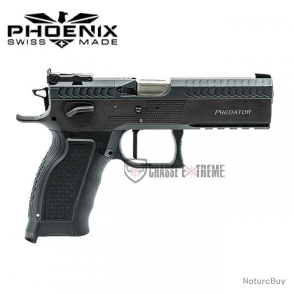 Pistolet PHOENIX Predator Aluminium Polymre Guidon Noir Cal 9x19 Noir