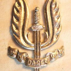 Insigne SAS WHO DARES WINS Congo era 1st Paratroopers Battalion - SDC24KAM008