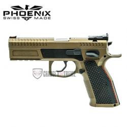 Pistolet PHOENIX Redback Gen 2 Guidon FO Rouge CH 4x17C Cal 9x19 Fde