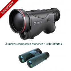 HIKMICRO CONDOR CQ50L 2.0 - Monoculaire de vision thermique avec télémètre + Jumelles 10x42 offertes
