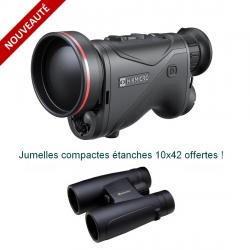 HIKMICRO CONDOR CQ50L 2.0 - Monoculaire de vision thermique avec télémètre + Jumelles 10x42 offertes