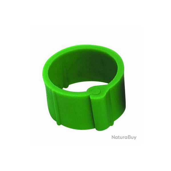 25 Bagues  clips Verte 8 mm