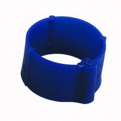 25 Bagues à clips Ø 12 mm Bleue