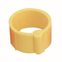 Bague jaune à clips 8 mm par 100