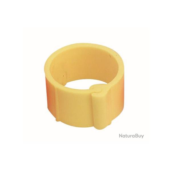 Bague jaune  clips 8 mm par 100