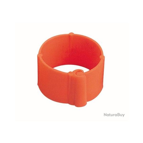 Bague orange  clips 8 mm par 100