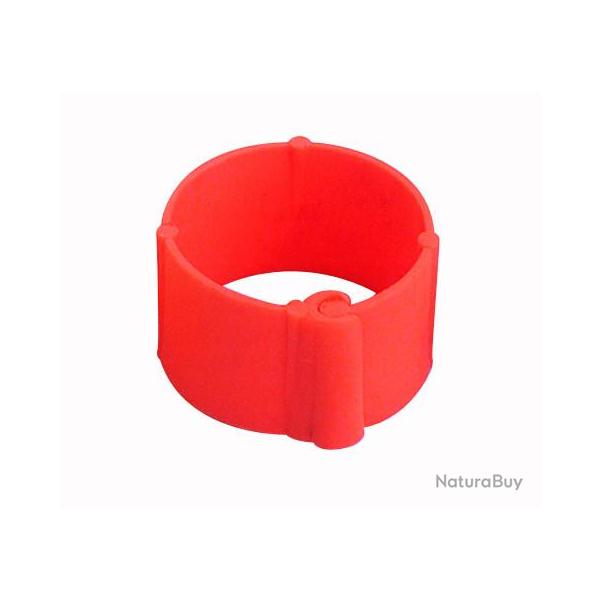 Bague orange  clips 20 mm par 50