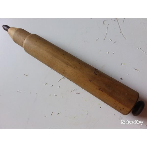 Un dsamorceur et un ramorceur en calibre 12x70 en bois