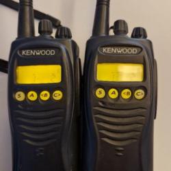 Lot de 2 talkie walkie tk3217 kenwood