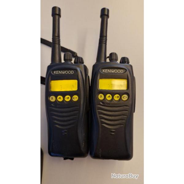 Lot de 2 talkie walkie tk3217 kenwood