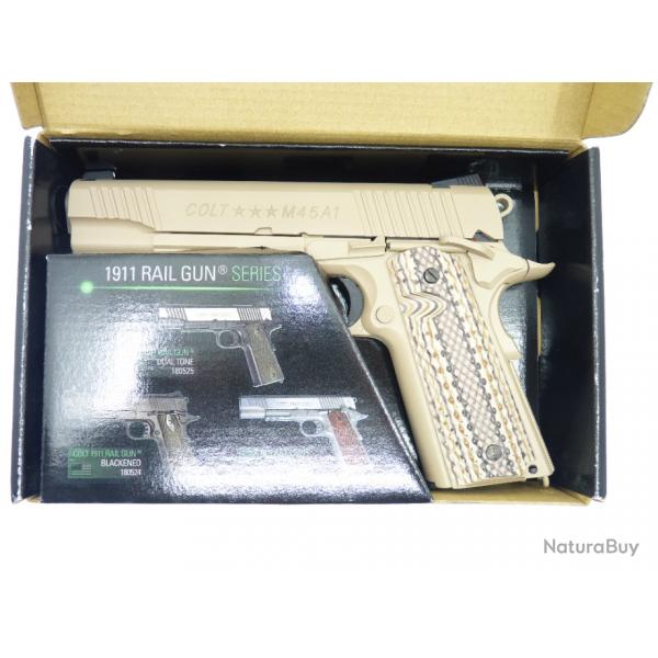 Airsoft Colt 1911 Rail Gun M45 A1 C02 6mm DESTOCKAGE
