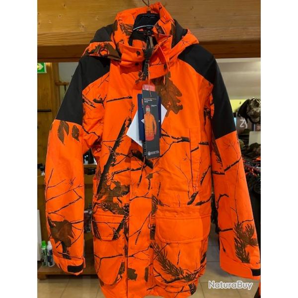 Veste chaude beretta tri-active vo orange camo