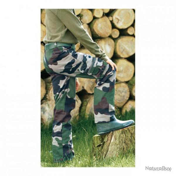 Pantalon treillis camouflage enfants 6  14