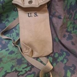 Musette porte-chargeurs THOMPSON militaria WW2 Airborne Normandie 28 cms