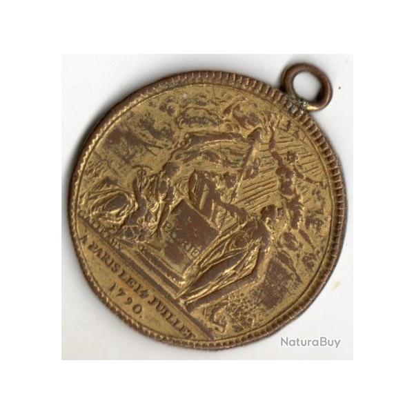 mdaille de la confdration des "Franois" 1790