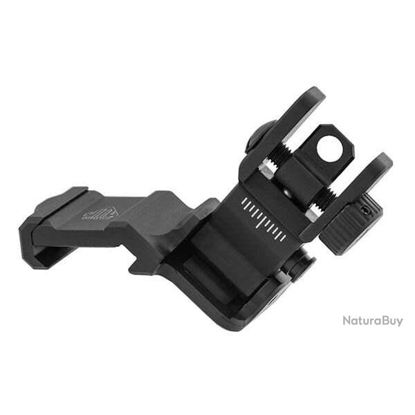 UTG - CRAN DE MIRE AJUSTABLE A 45 - REAR SIGHT - ACCU-SYNC FLIP UP