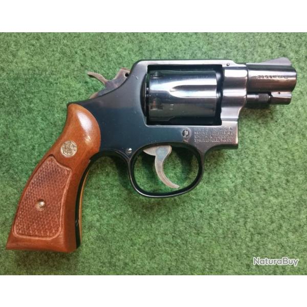 Revolver SMITH & WESSON mod. 10 - Calibre 38 spcial - 2" - Dans sa boite d'origine (Occasion trs b