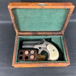 COFFRET ANCIEN POUR DERRINGER REMINGTON Cal 41RF