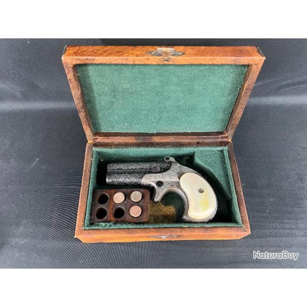 COFFRET ANCIEN POUR DERRINGER REMINGTON Cal 41RF