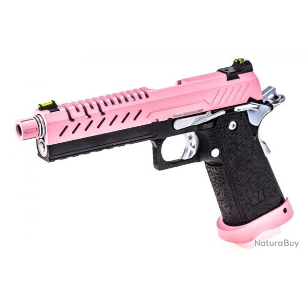 Rplique GBB gaz Hi-Capa 5.1 Noir / Rose 1,0J