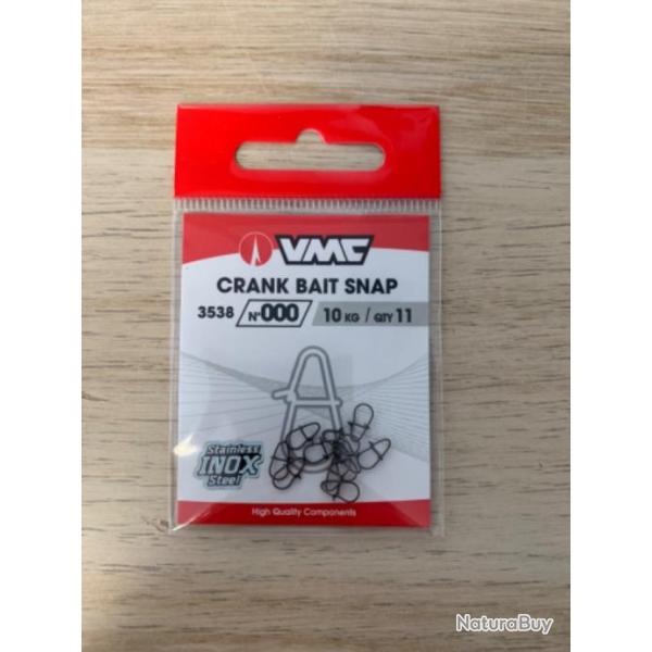 Agrafes VMC Franck bait snap 3538 n000