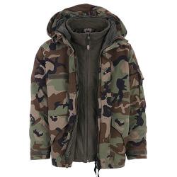 Parka militaire 101INC Coloris Camo Woodland