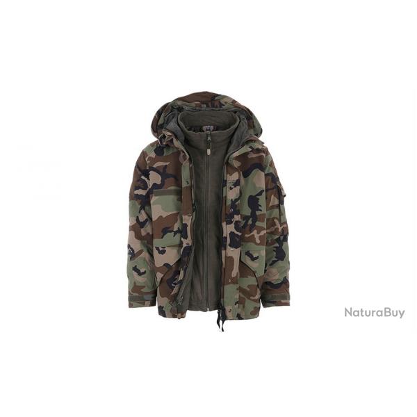 Parka militaire 101INC Coloris Camo Woodland