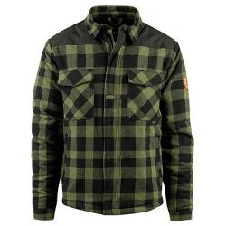 Veste Sherpa Lumbershell Fostex Garments Coloris Noir - Olive